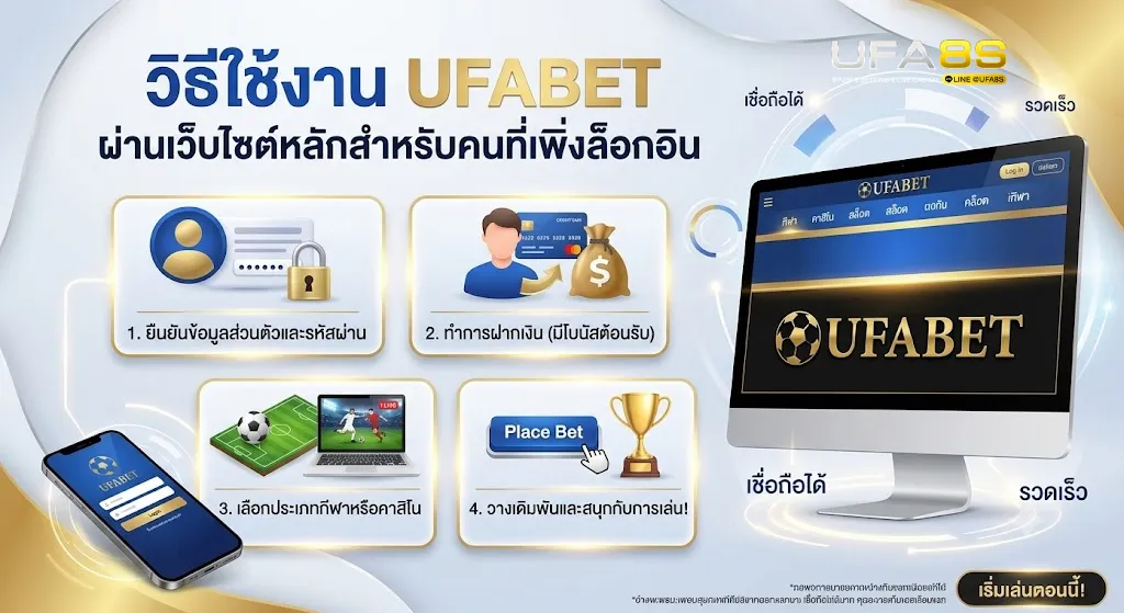 วิธีใช้งาน UFABET